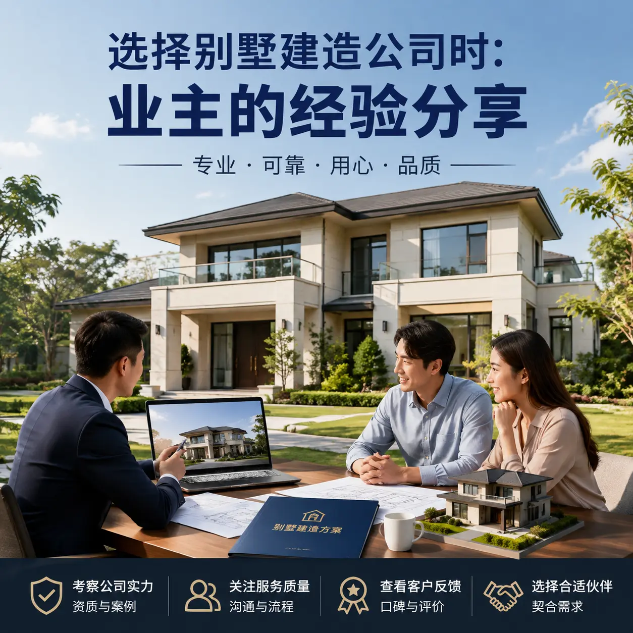 选择别墅建造公司时: 道真 业主的经验分享