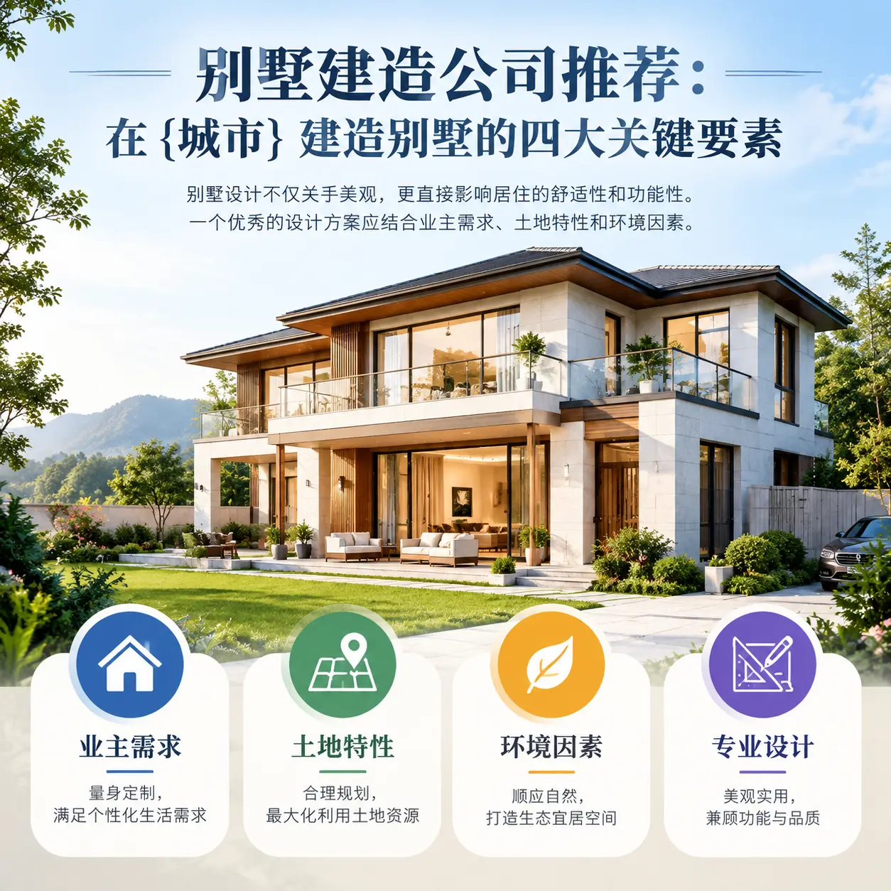 别墅建造公司推荐：在 道真 建造别墅的四大关键要素