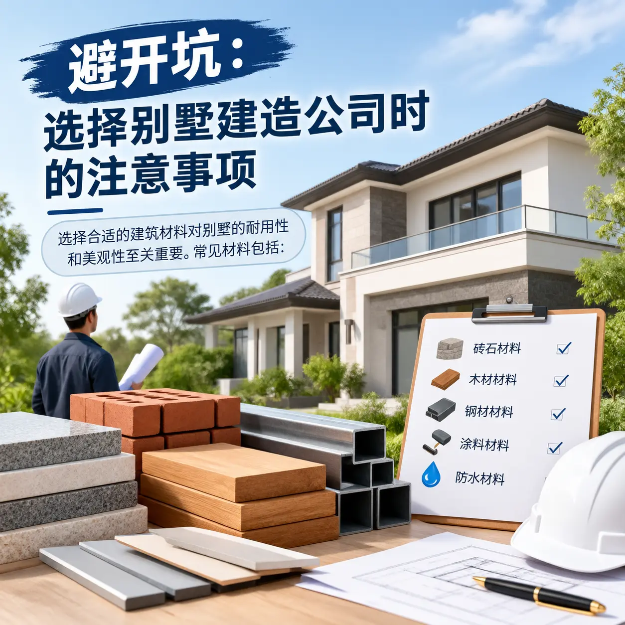 避开坑：选择 道真 别墅建造公司时的注意事项