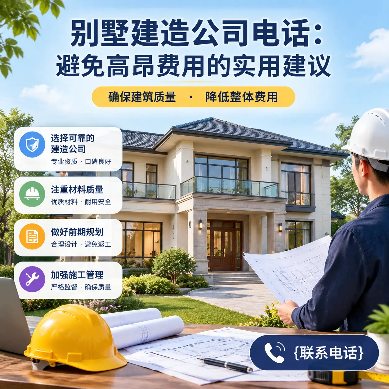 道真别墅建造公司电话：避免高昂费用的实用建议