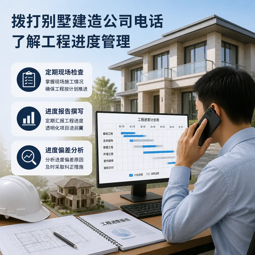 拨打道真别墅建造公司电话,了解工程进度管理