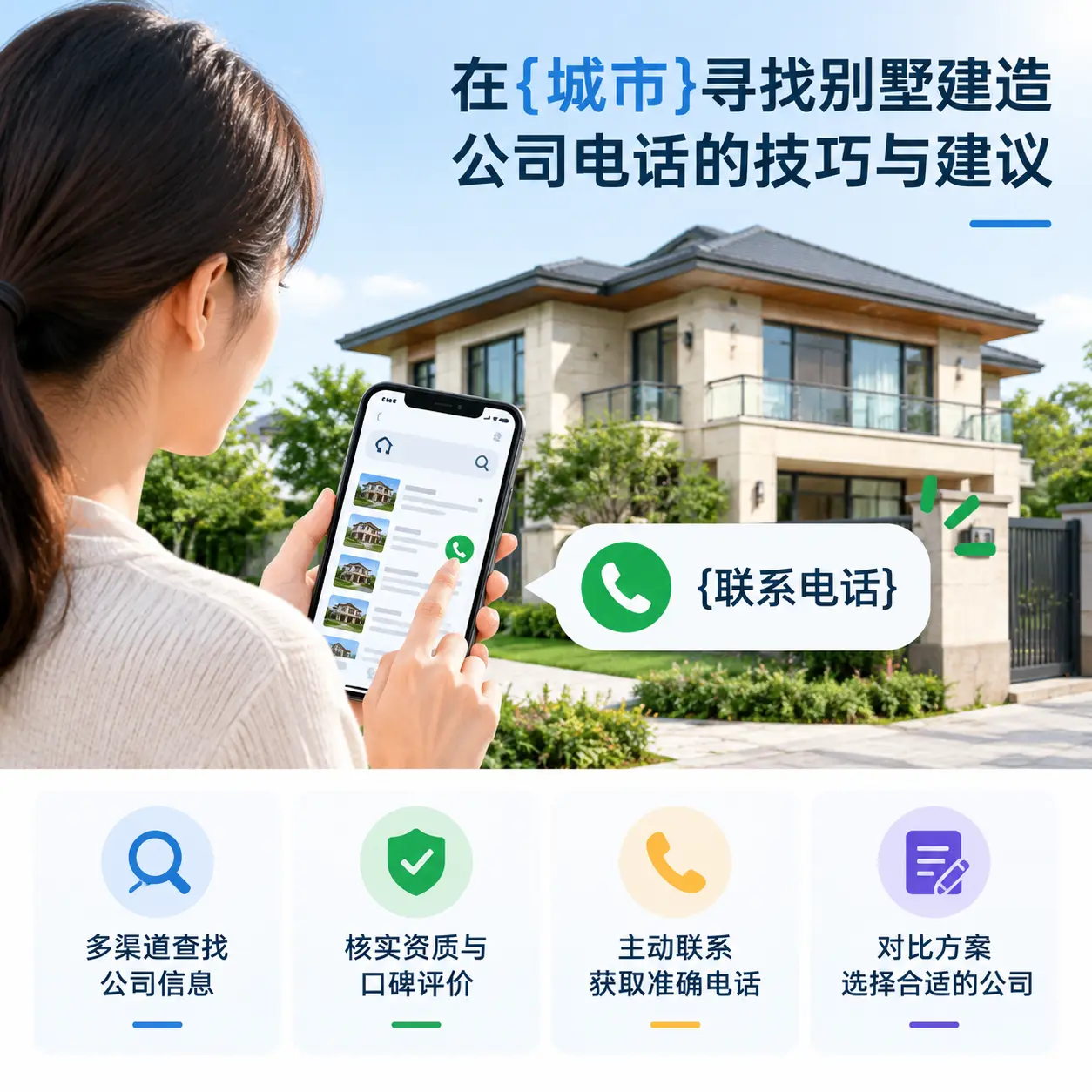 在道真寻找别墅建造公司电话的技巧与建议