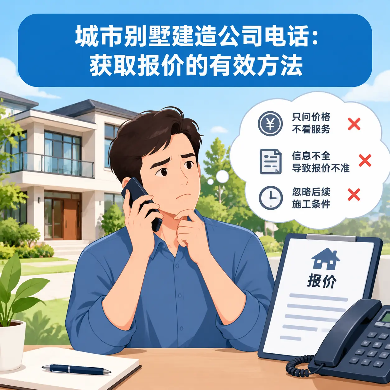 道真别墅建造公司电话：获取报价的有效方法